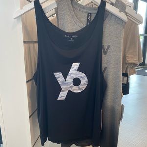 Tavi Noir YogaSix Tank. Ebony and Camo